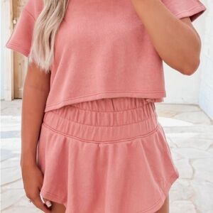 Chic Pink Lounge Set